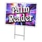 Signmission Palm Reader Yard Sign & Stake outdoor plastic coroplast window, C-1216 Palm Reader C-1216 Palm Reader - alternate 1